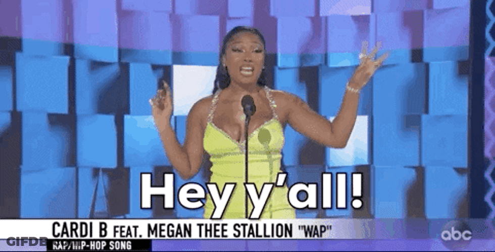 Megan Thee Stallion Greet Hollering GIF