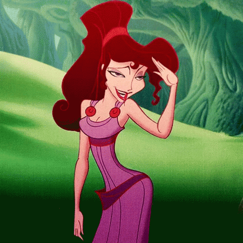 Megara Blinking Eyes Hercules GIF