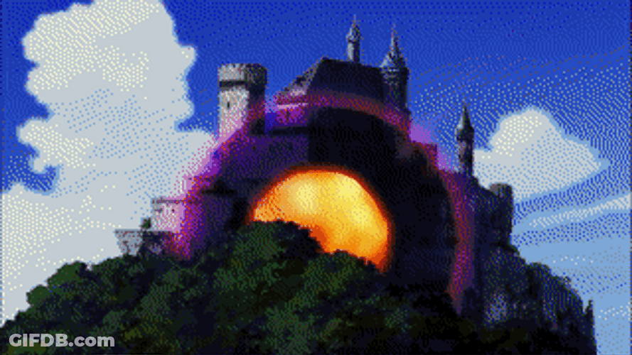 Megumin  Annihilated Verdias Castle Using Explosion Magic GIF