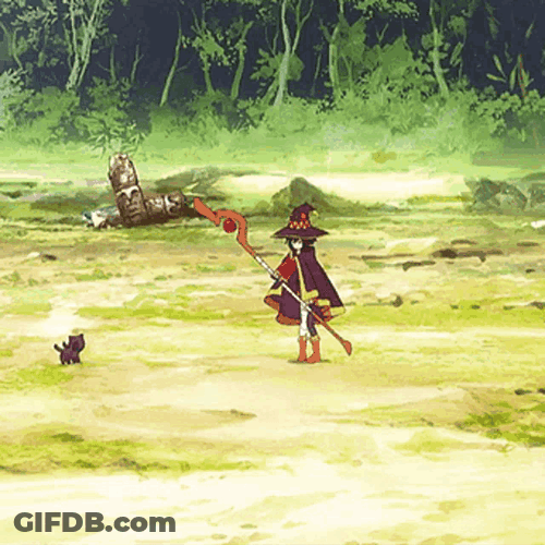 Megumin Burst Forth Explosion GIF
