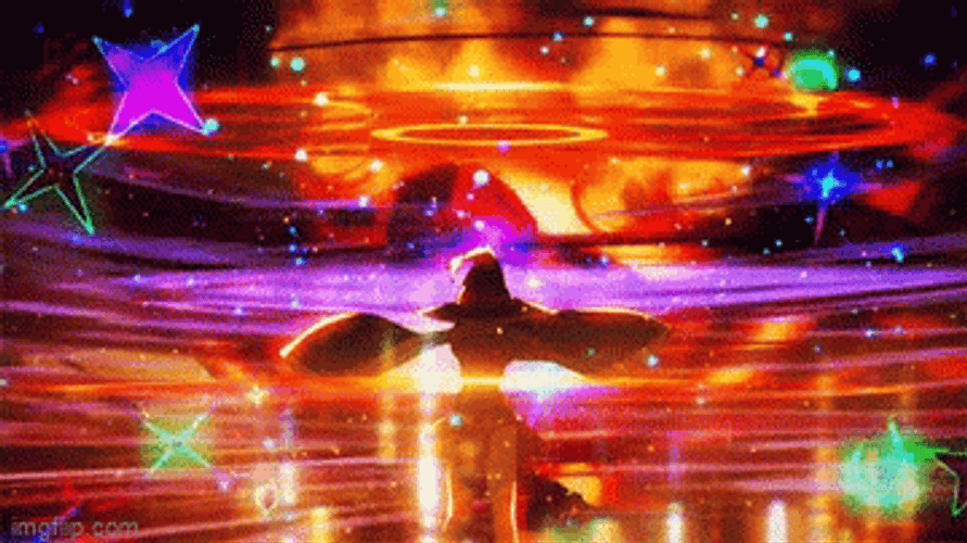Megumin Catalysmic Magic Staff Explosion Full Power GIF