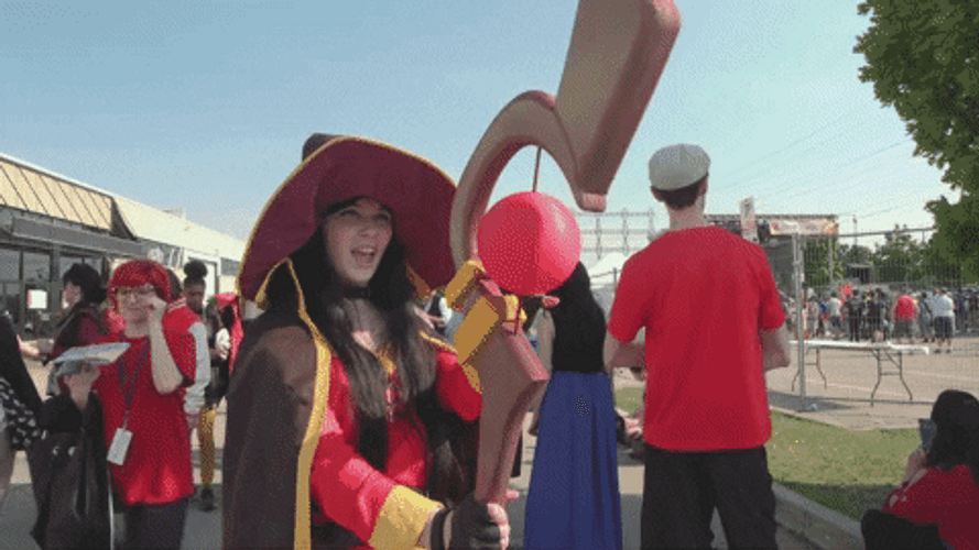Megumin Cosplayer Explosion Video Clip GIF