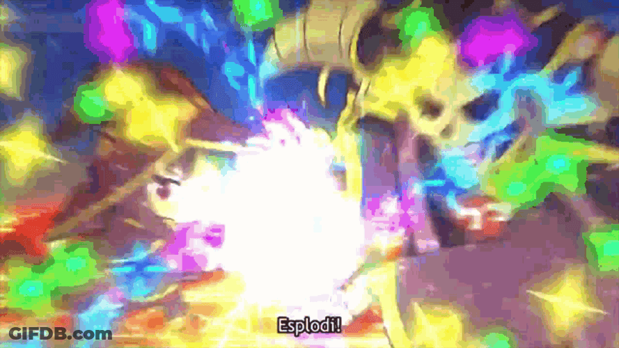 Megumin Fighting With Powerful Explosion GIF
