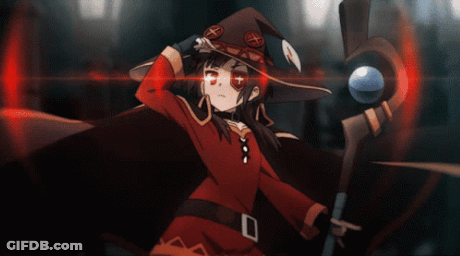 Megumin In Slow Motion GIF