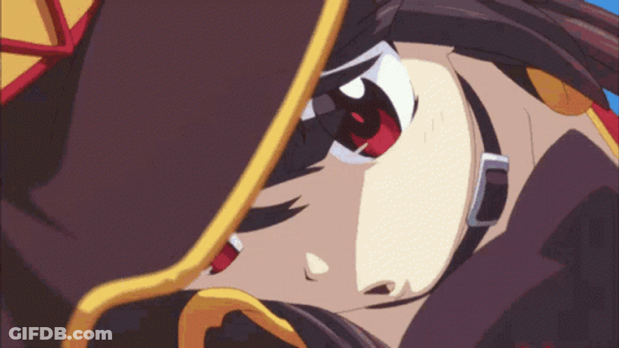 Megumin Lands A Heavy Bomb Explosion GIF