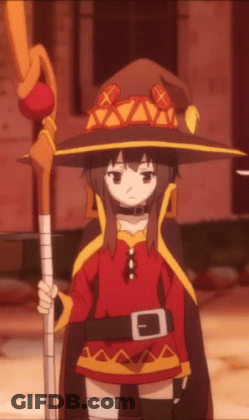 Megumin Madly Bend Down GIF