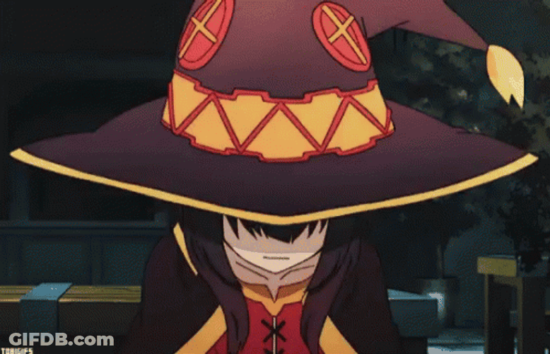 Megumin Madly Speaking GIF