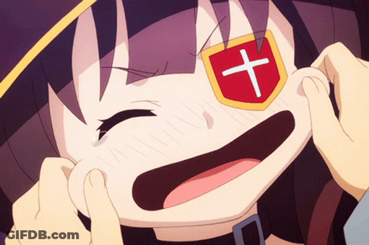 Megumin With Tearful Eyes GIF
