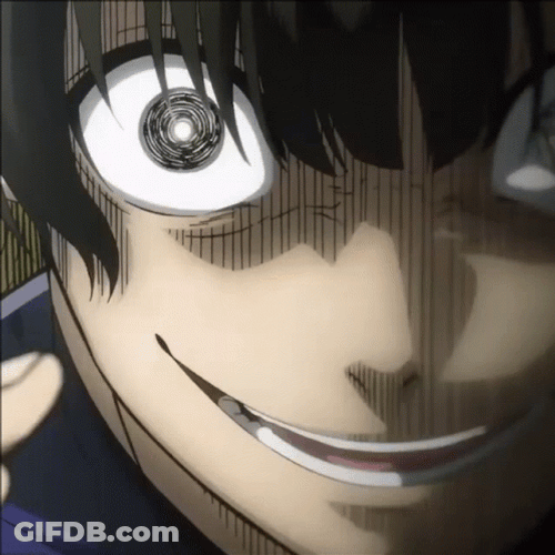 Meguru Bachira Creepy Smile GIF