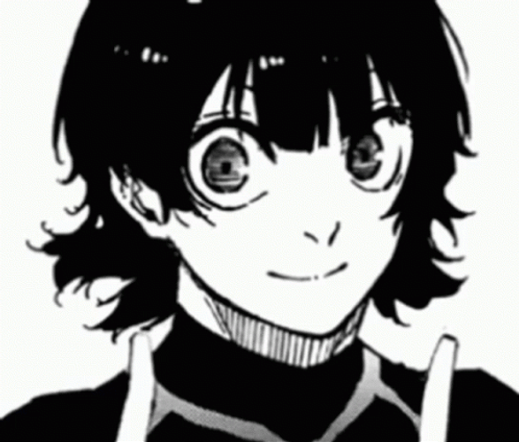 Meguru Bachira Manga Cute Smile GIF