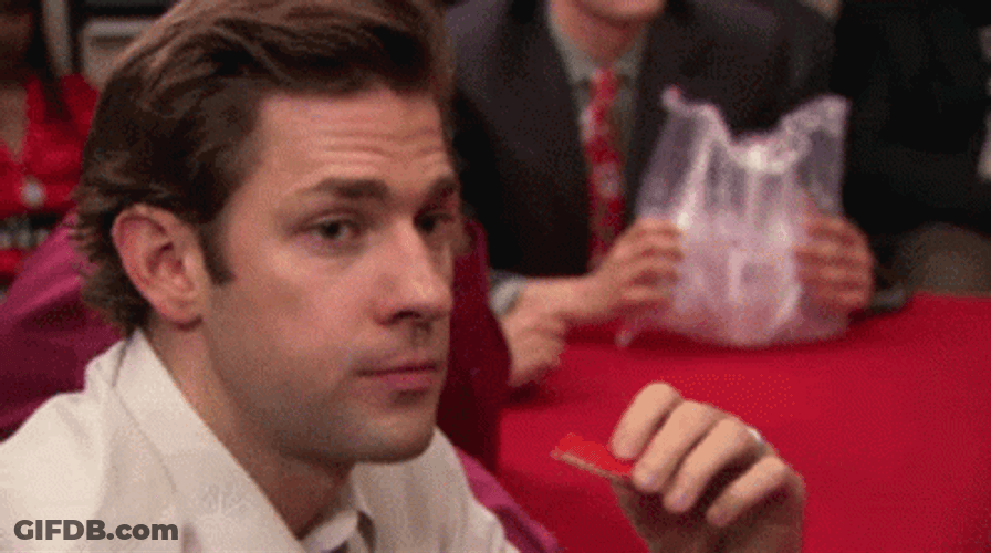 Meh Face Guy In White GIF