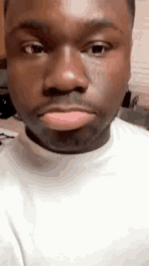 Meh Sad Guy Looking Around GIF