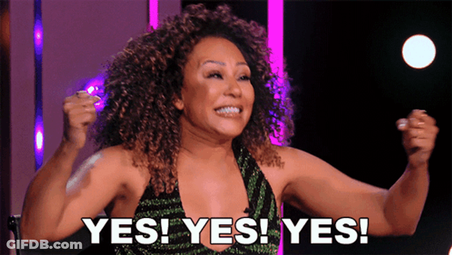 Mel B Yess GIF