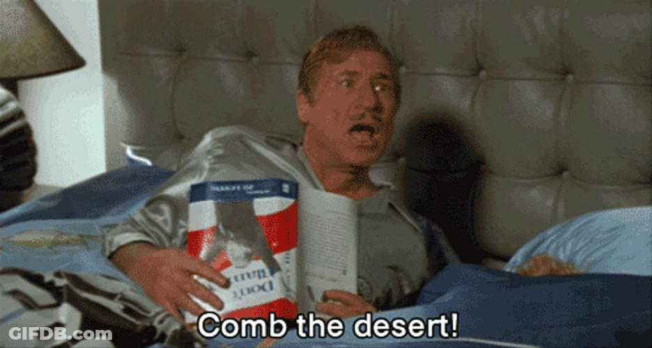 Mel Brooks We Aint Found Comb Desert GIF