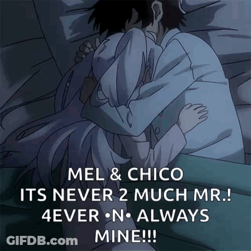 Mel & Chico Hugging Its Never 2 Much Mr. 4Ever N Always Mine GIF