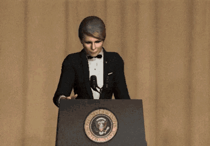Melania Trump Morphin GIF