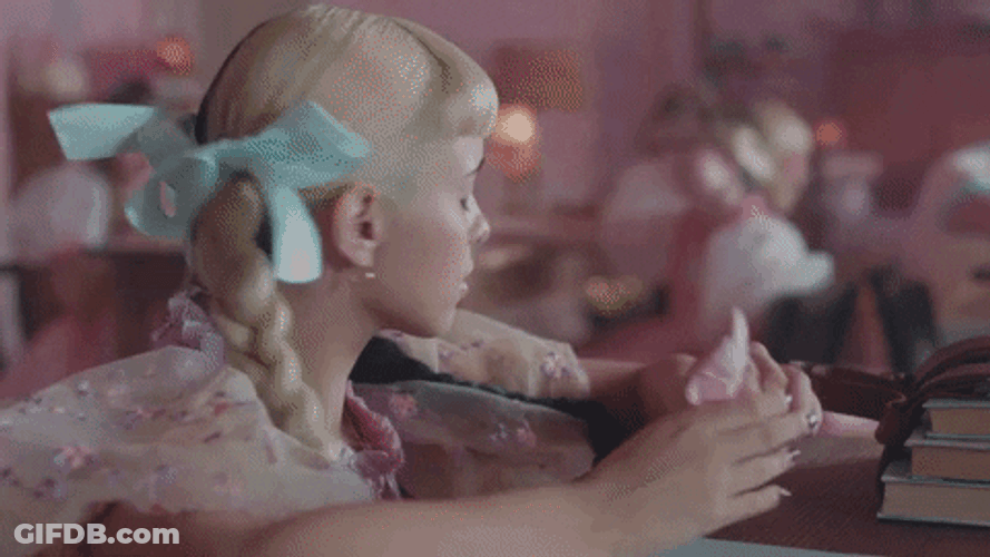 Melanie Martinez Crumpled Paper GIF