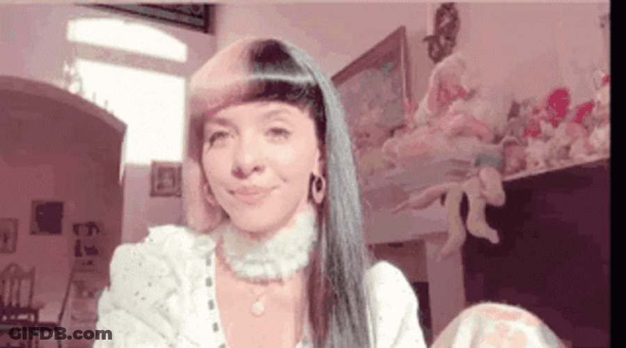 Melanie Martinez Eating Berry GIF