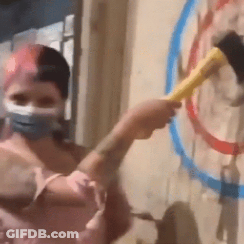 Melanie Martinez Holding An Axe GIF