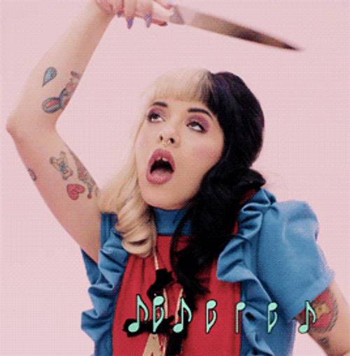 Melanie Martinez With Knife GIF