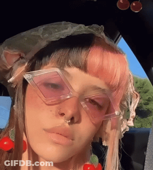 Melanie Martinez With Pink Sunglasses GIF