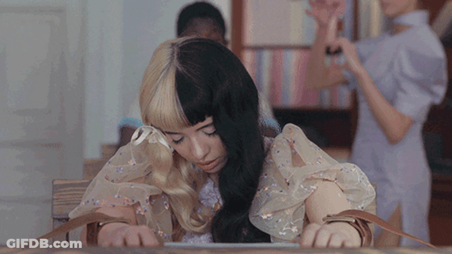 Melanie Martinez Woke Up Smile GIF