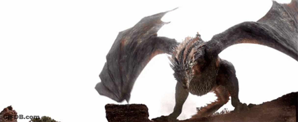 Meleys Gigantic Dragon Roaring GIF