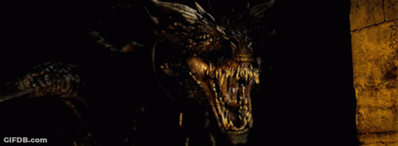 Meleys Roaring Approaching Light GIF