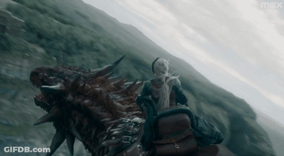 Meleys The Red Queen Attacking On Air GIF