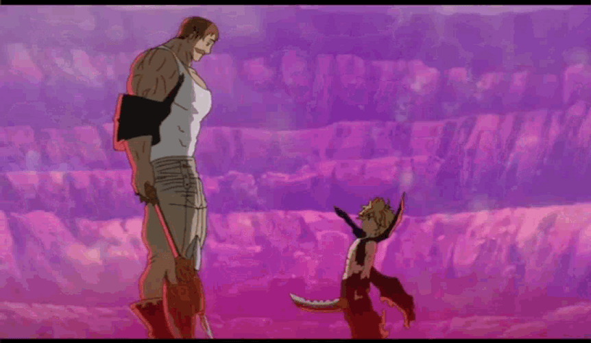 Meliodas And Escanor GIF