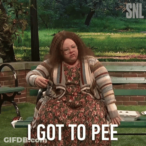 Melissa McCarthy Got To Pee GIF