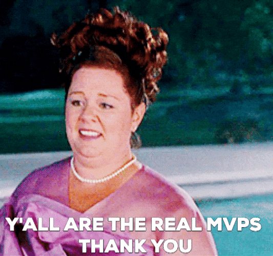 Melissa Mccarthy Y'all Are Real Mvp Thank You GIF