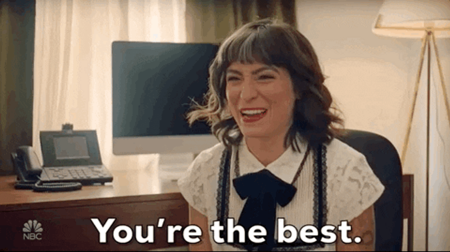 Melissa Villasenor Saying You're The Best GIF
