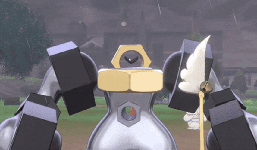 Melmetal Falcon Punch GIF