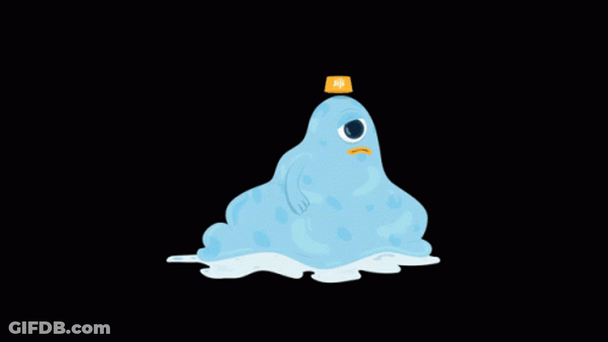 Melted Ice Heat Stroke GIF