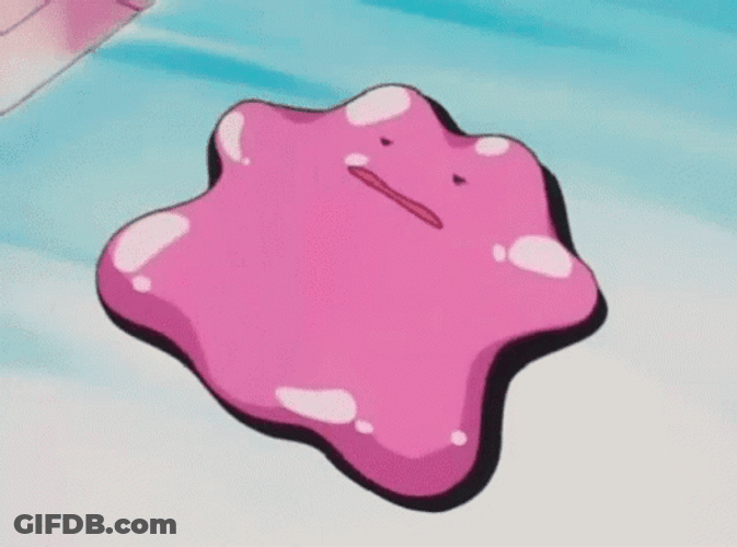 Melted Pokemon Ditto GIF