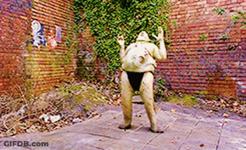 Melted Sumo Wrestler GIF