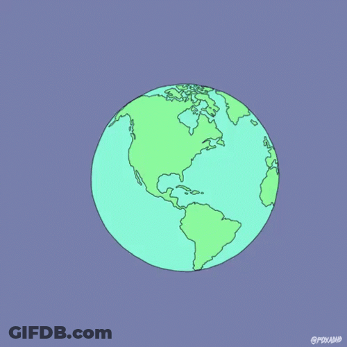 Melting Continents Global Warming GIF