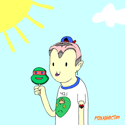 Melting Ice Cream In A Sunny Day GIF