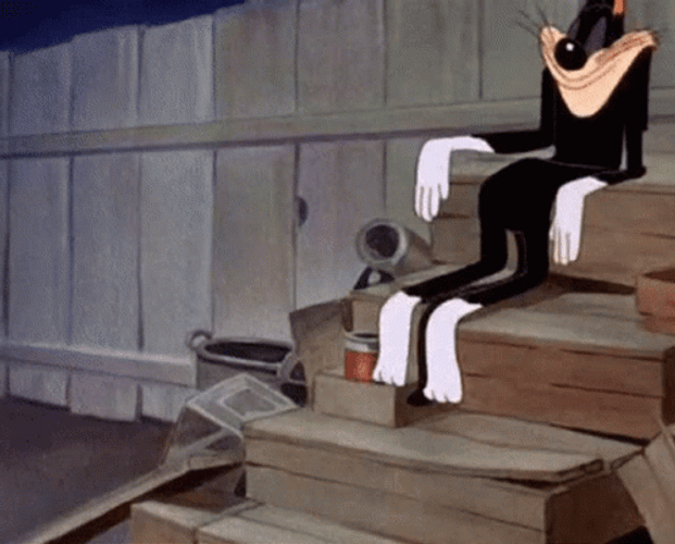 Melting Loony Tunes Cat GIF