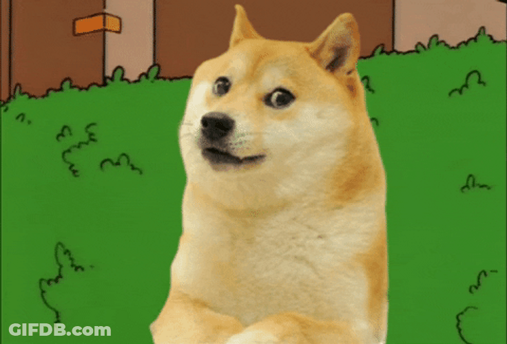 Meme Face Dog Hiding Bush GIF
