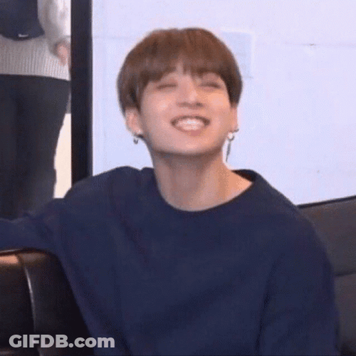Meme Faces BTS Jungkook And Dog Grinning Kpop GIF