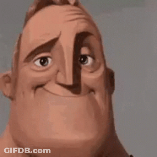 Meme Faces Normal And Dark Mr Incredibles GIF