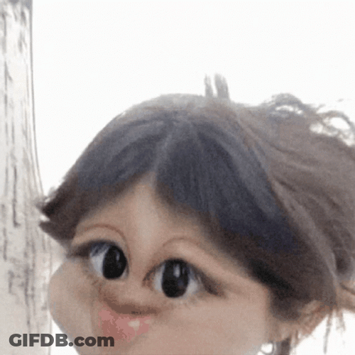Meme Faces Woman With Big Eyes And Lips GIF
