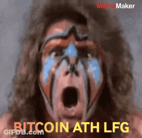 Meme Man Open Mouth Bitcoin ATH LFG GIF