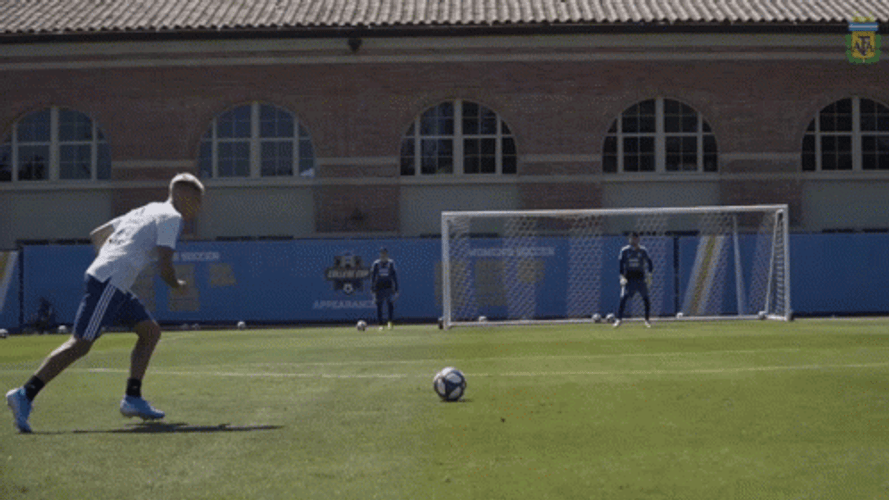 Memo Ochoa Practices Kicking GIF