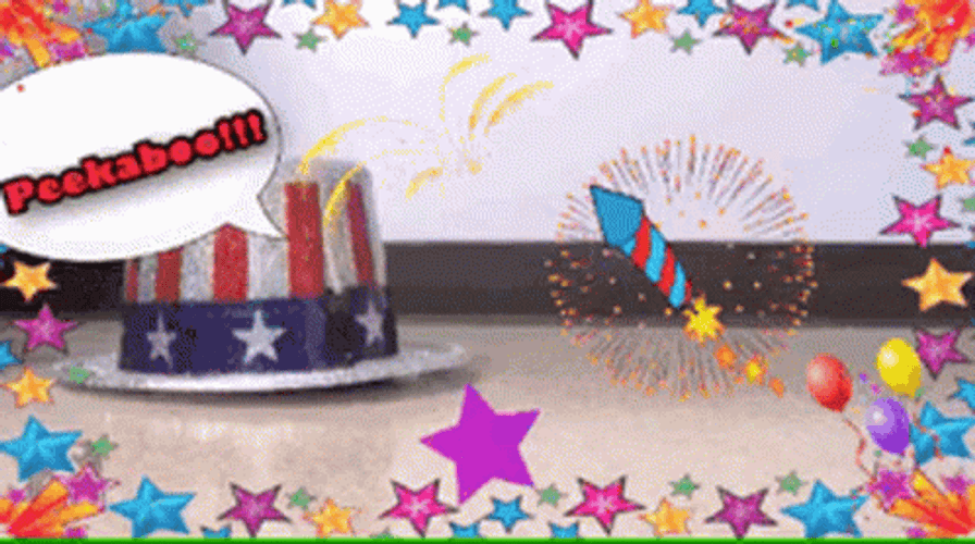 Memorial Day Cute Kitten GIF