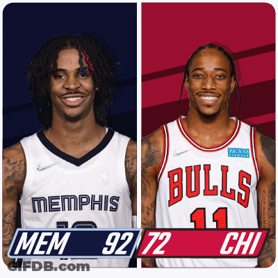 Memphis And Bulls Basketball Players GIF