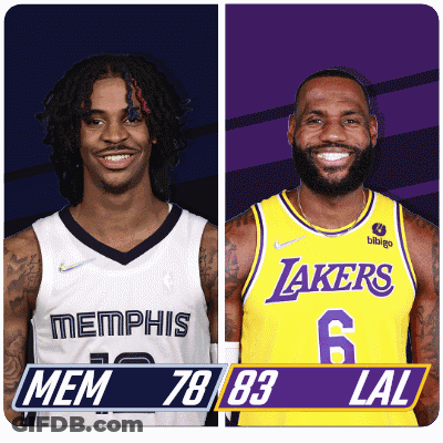 Memphis And Lakers Basketball Players GIF