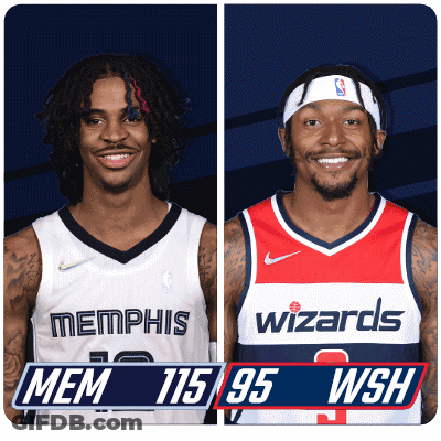 Memphis And Wizards Basketball Players GIF